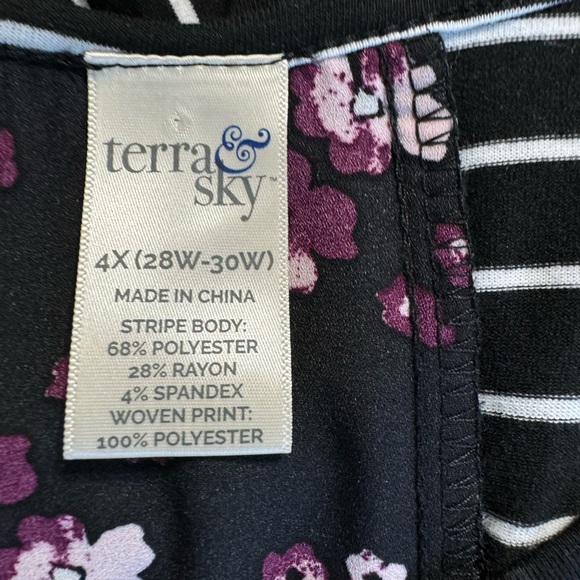 ❤️* PERFECT for FALL! TRANSITIONAL TOP  PLUS SIZE: 4X - Picture 5 of 11